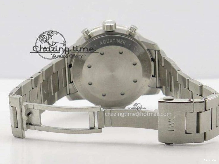 MIROTIME 0323 Versatile Aquatimer Chrono IW376803 V6F 1:1 Best Edition White Dial On SS Bracelet A 7359